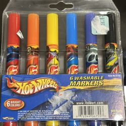 Hot Wheels 6 Washable Markers