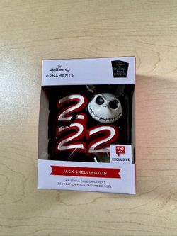 NIB Hallmark The Nightmare Before Christmas Jack Skellington 2022 Ornament
