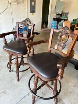 Wood chairs