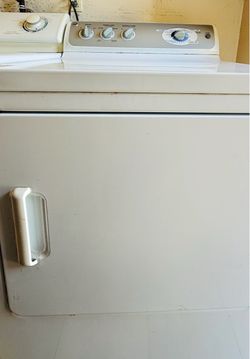 GE Gas Dryer White Front Load
