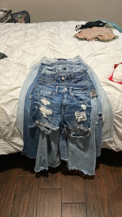 American Eagle Distressed Denim Shorts Lot