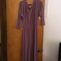 Pro Lounger Flare Leg Jumpsuits, Color- Dark Mauve