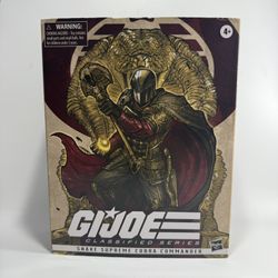 GI Joe Classified Snake Supreme Cobra Commander 09 Hasbro Pulse 6” Action Figure