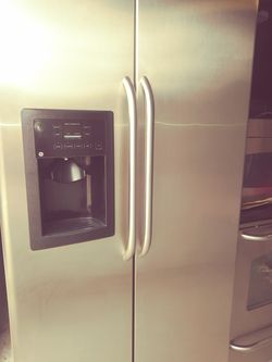 Ge stainless steel fridge