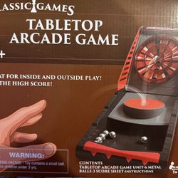 Classic games tabletop arcade game Miniature Skeeball Like Game