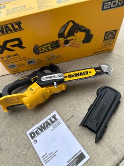 DEWALT 20-Volt MAX 8 in. Brushless Cordless Battery Powered Pruning Mini Chainsaw (Tool Only)