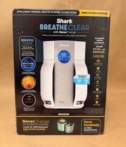 Shark Breathe Clear Air Purifier with NeverChange Filter Brand New In Box
