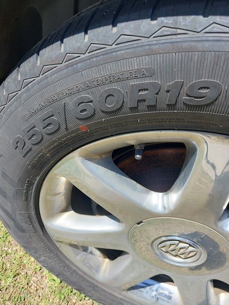 Tires 255/60/R119 Everybody NO 19" Car Tires Is Very Hard To Find Used I Ordered Them A Short Time Ago Still In Good Condition Car Motor Gone So Am