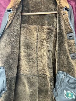 Men’s Shearling Coat. Luxury. Original. XL. Brand Robert Talbott. $170