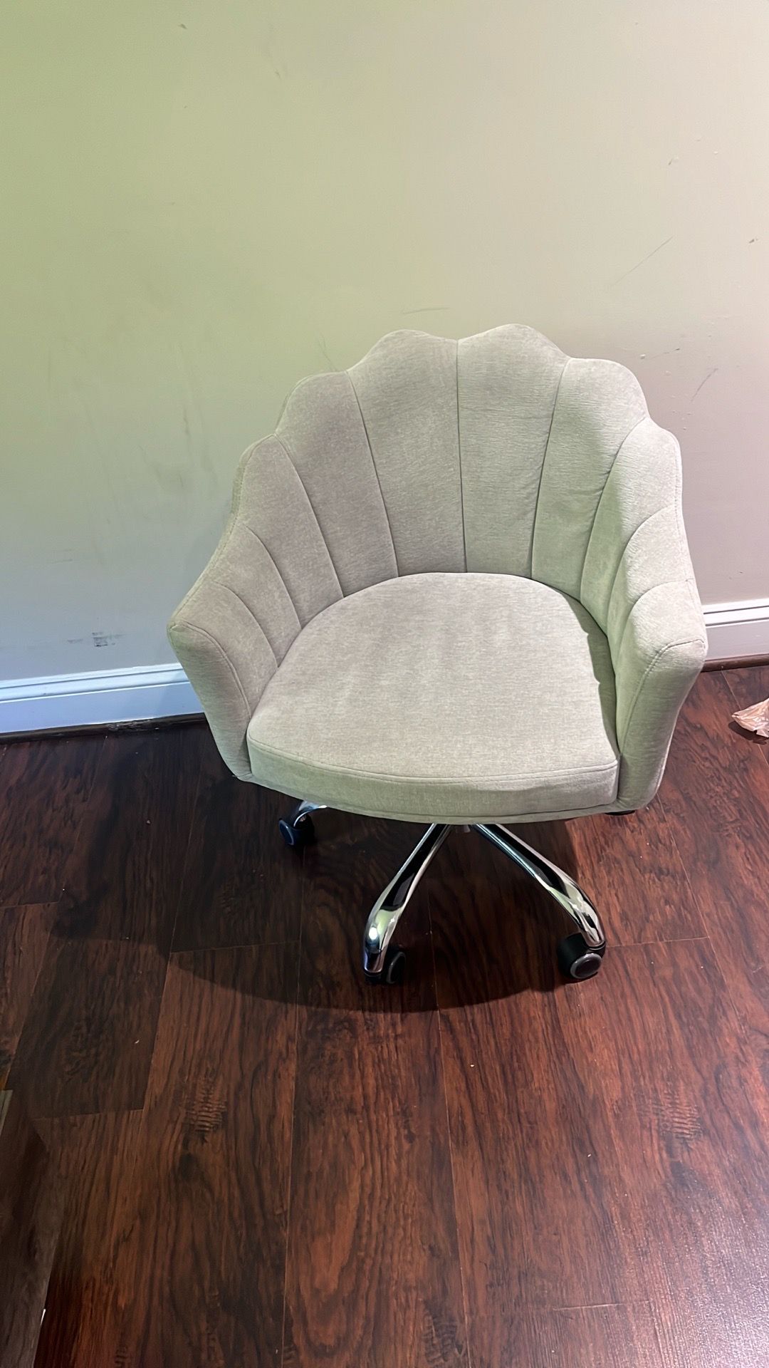grey medium size chair for bedroom/living room/kitchen
