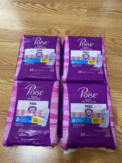 4 Poise Pads #4