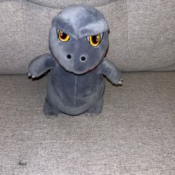OFFICIAL Kidrobot NECA Godzilla 8" Phunny Plush Movie Monster Toy Grey Dinosaur