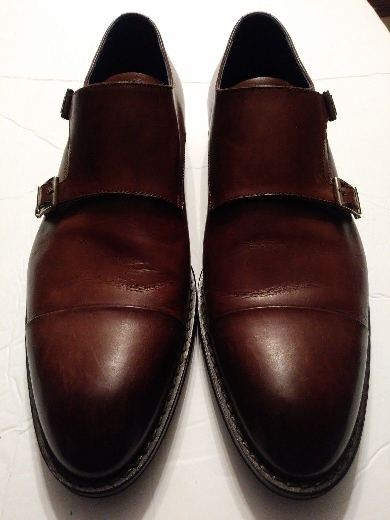 Peter Millar Mens Leather Dress Shoes Monk Strap 11.5M for Sale in ...