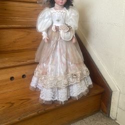 Porcelain Doll. Vintage 