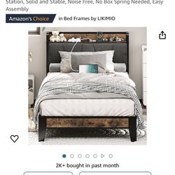 LIKIMIO Twin Bed Frame 