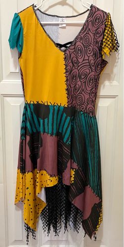 Women’s LARGE size Sally ragdoll patchwork dress