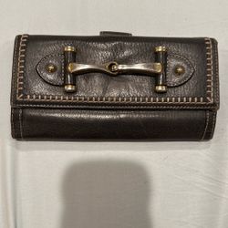 Vintage Classic Gucci Wallet W/Solid Brass Hardware