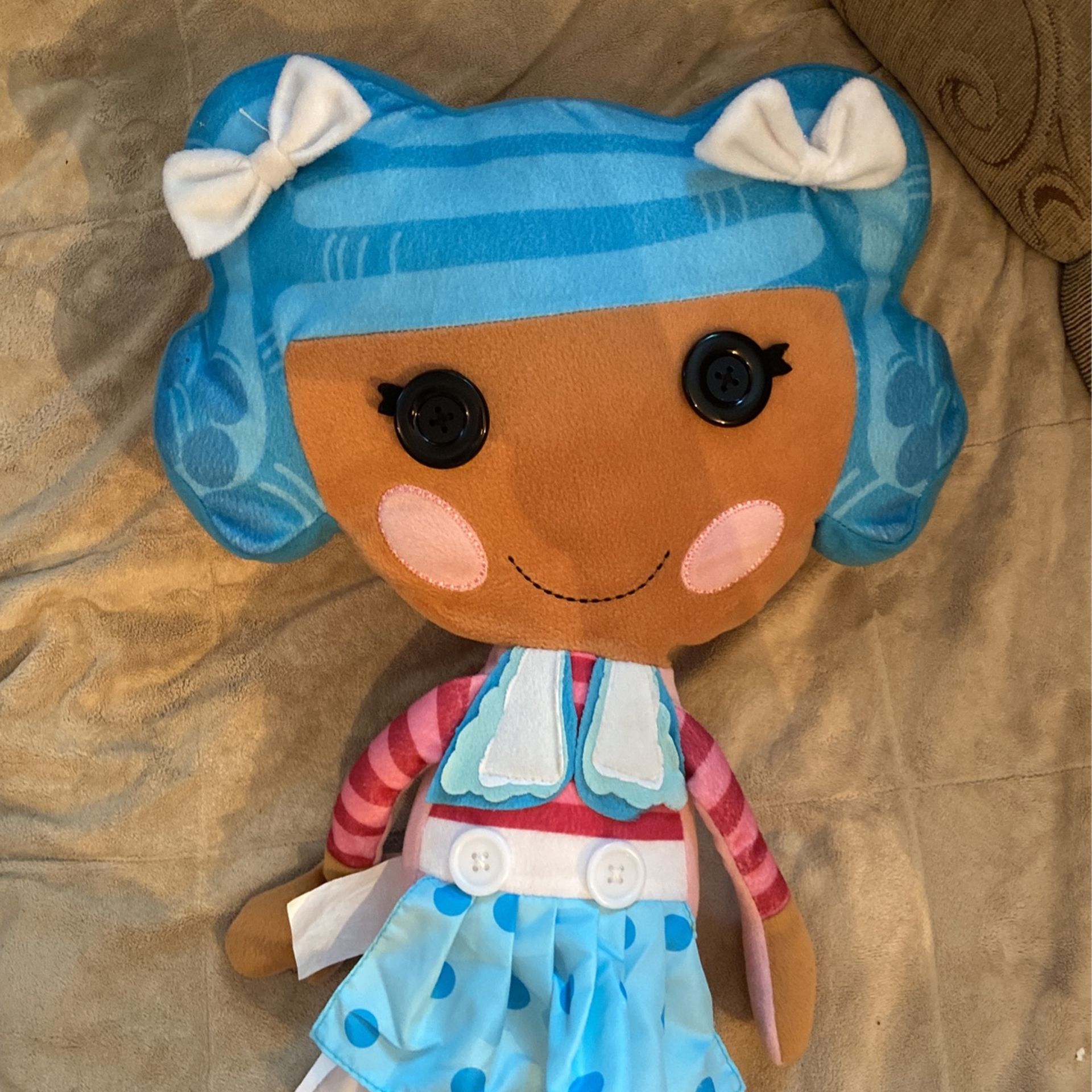 Big Lalaloopsy Stuffed Doll Toy With Zipper