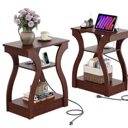 2 Pcs End Or Side Table