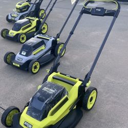 New Lawnmowers For Sale Brands Like Ryobi, Echo cub Cadet, Troy Bilt And Craftsman Check Description For Details