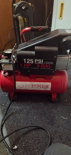 Craftsman 3 Gallon Air Compressor – 125 PSI – Works Great!