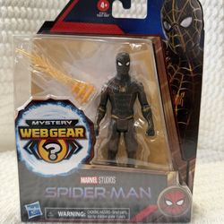 Hasbro Marvel Studios Spider-Man Mystery Web Gear Black Gold Action Figure