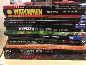 Batman, Superman, TMNT comics