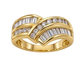 Yellow Gold Diamond Band Ring