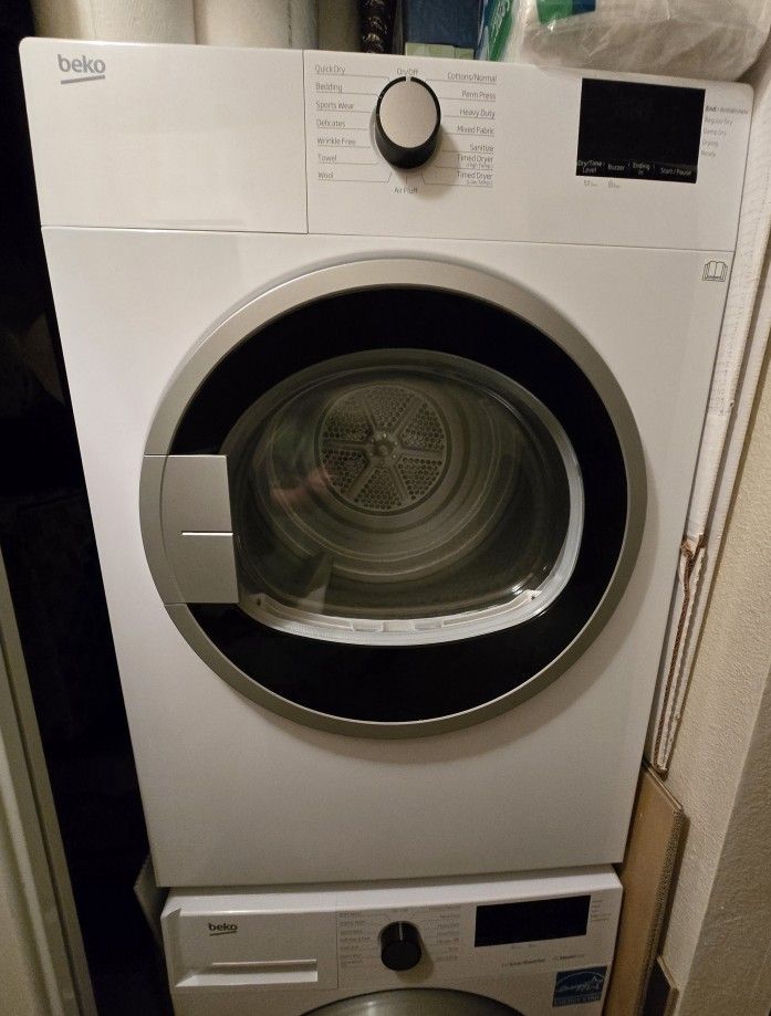 Beko Washer and dryer Set Stackable