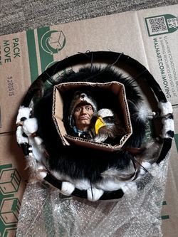 Native American Eagle Dream Catcher Wall Decor