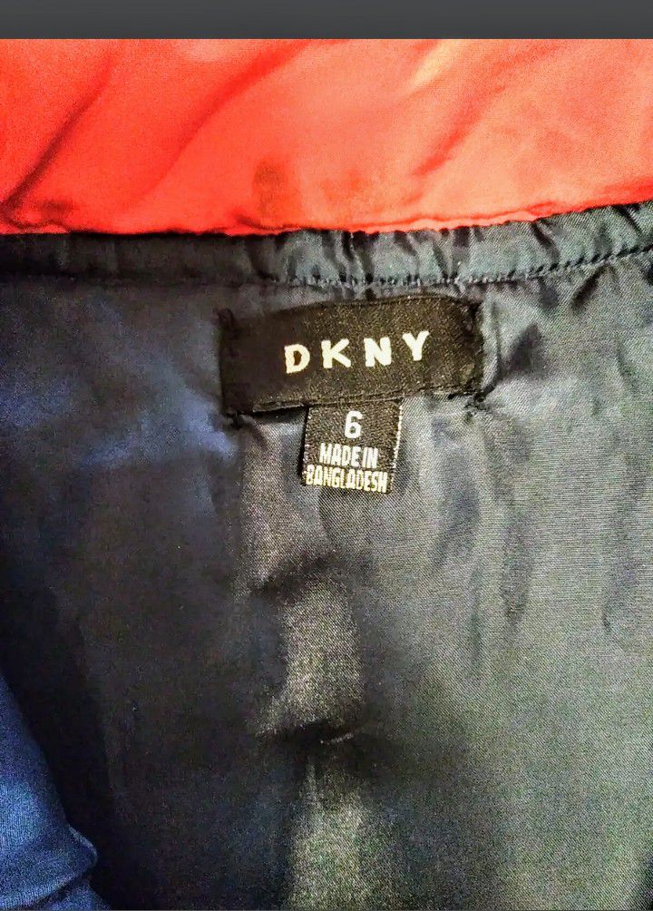 DKNY RED VEST FOR BOYS, SZ. 6