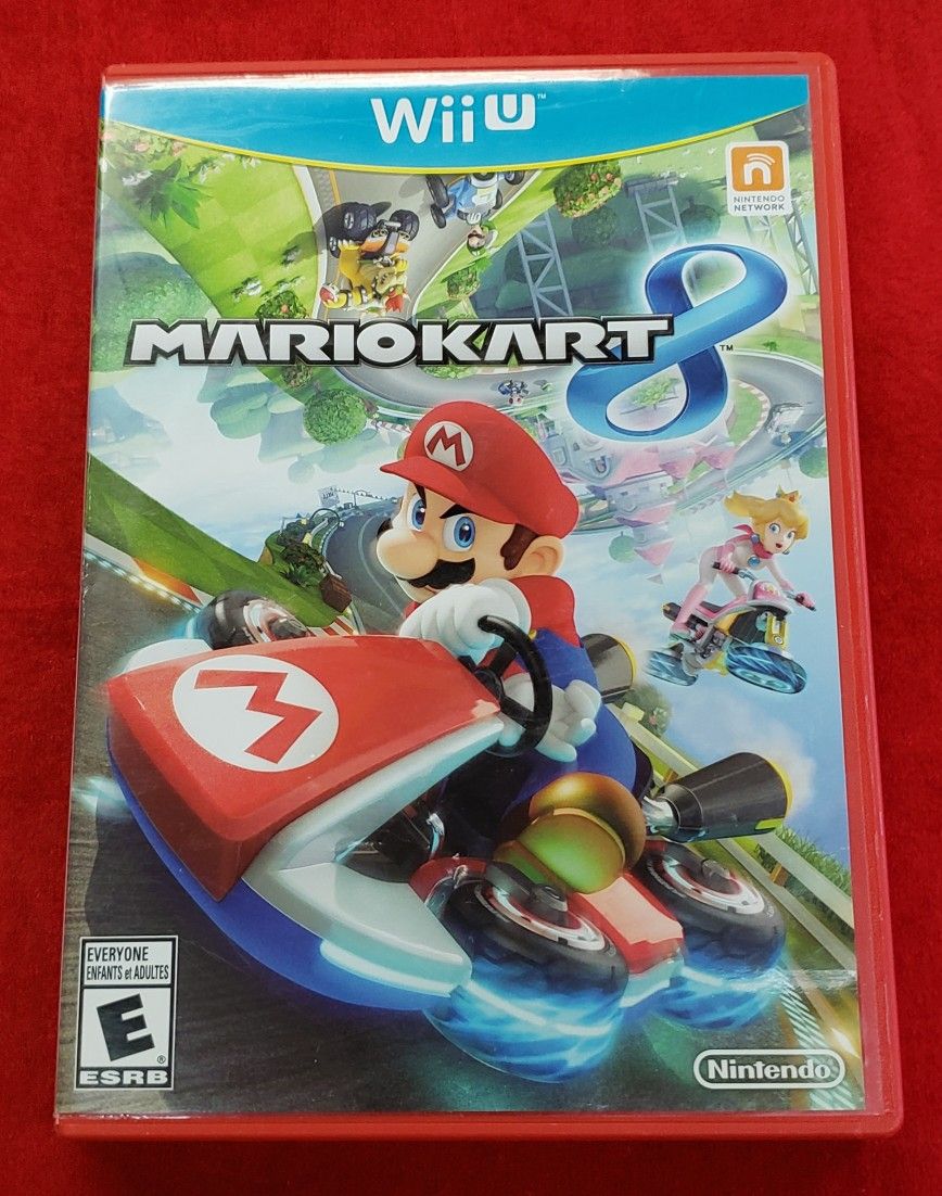 Mario Kart 8 Video Game For Nintendo Wii U - Working 