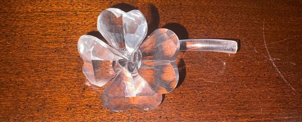 Swarovski flower figurine