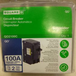 SQUARE D 100 AMP BREAKER  QO.