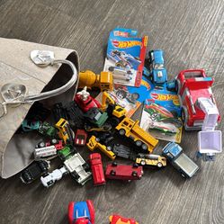 Kids Cars Lot In A Basket