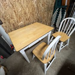 Child’s Desk With Two Chairs 
