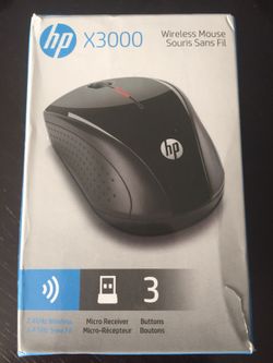 Hewitt Packard HP cordless wireless mouse