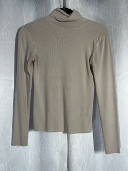 Cream turtleneck
