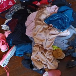Women Clothing About 50 Pices All In Very Good Condition Some Dresses Jeans Shoes Some Skirts