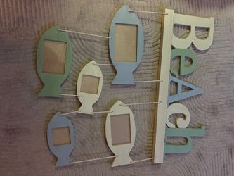 Beach Collage Multi-Photo Frame Wall Decor