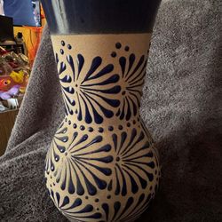 Handmade Mexican Flower Vase New 