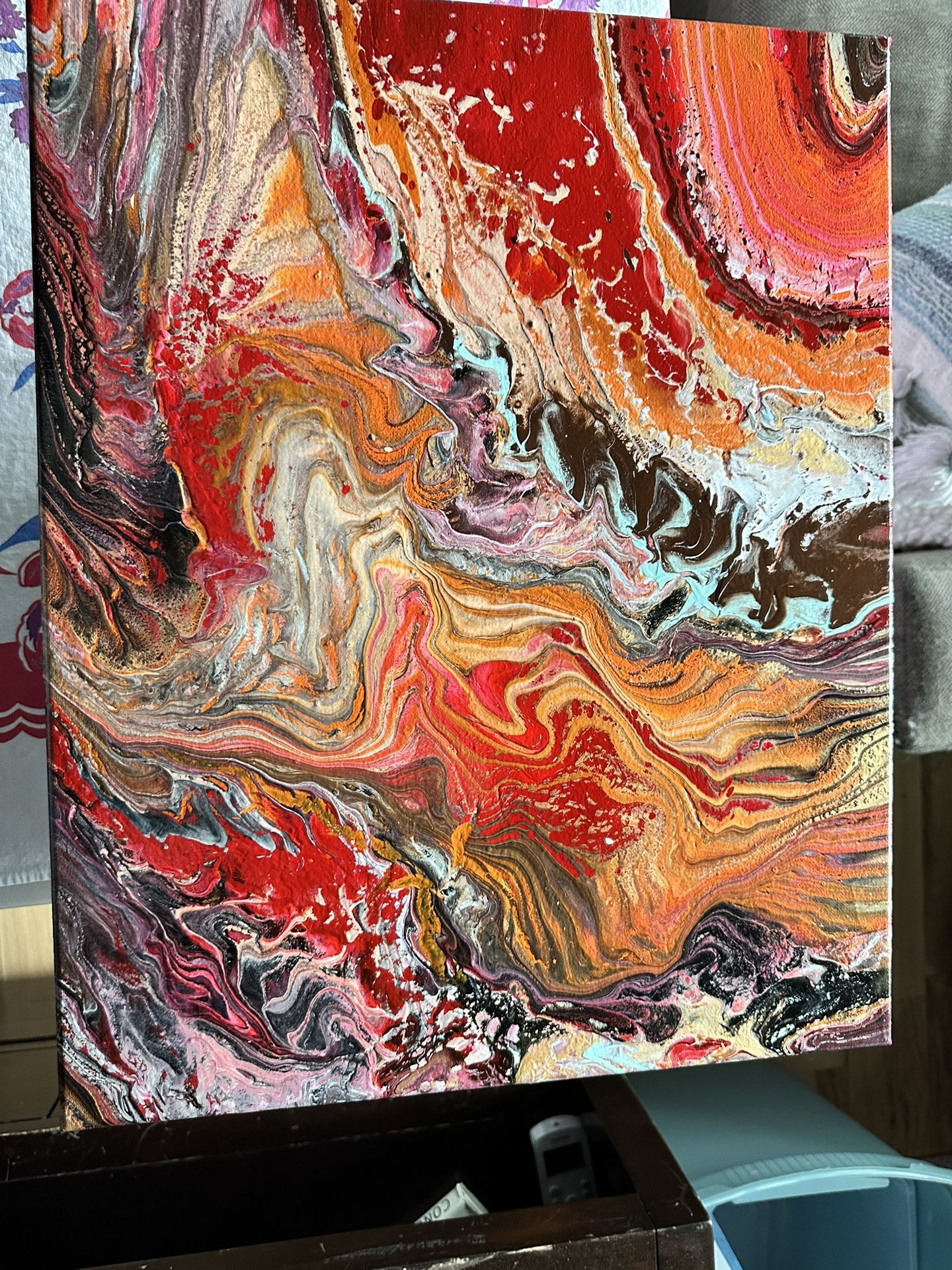 Original 16x20 Acrylic Painting Local Artist