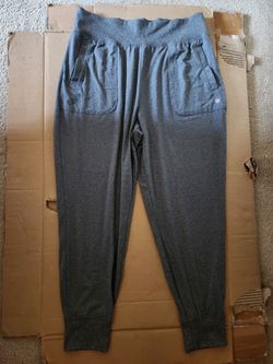 Men's gray sweatpants