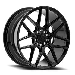 4 New 16x7 Defy D17 Gloss Black rims 5x4.5 5x108