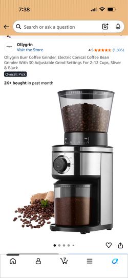 Ollygrin Electric coffee grinder