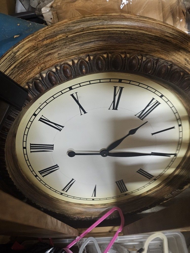 Giant Antique Clock 32-36 Inch