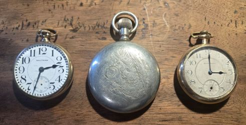 Vintage Watches n Silverode Case (Train)