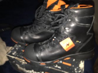Timberland steel toe pro 8in.  Size 9/12 new