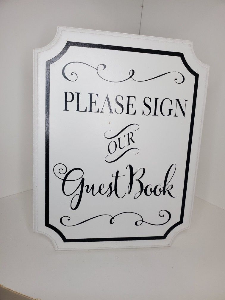 Guest Book Sign