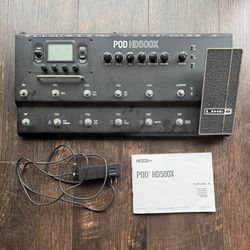 Guitar Multi-Effects Pedal Board - Line6 POD HD500X
